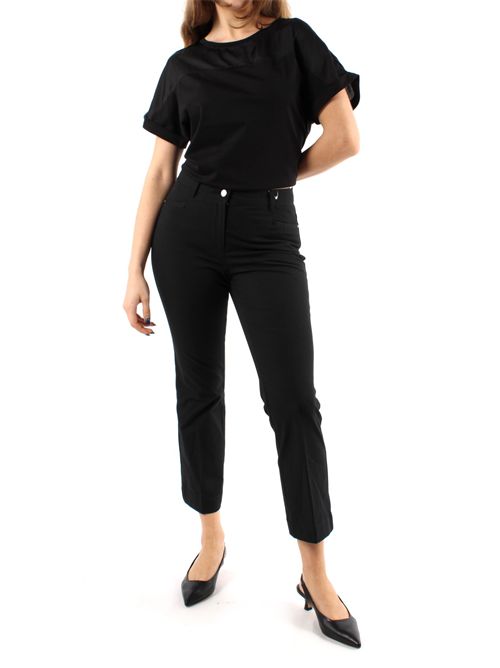 T-shirt donna nera LIU JO | WA5159J5923/22222